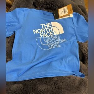 The North Face Kids Blue T-Shirt xs (6) nwt